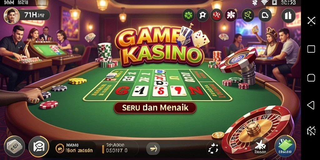 Tampilan gameplay kasino yang seru dan mengasyikkan.