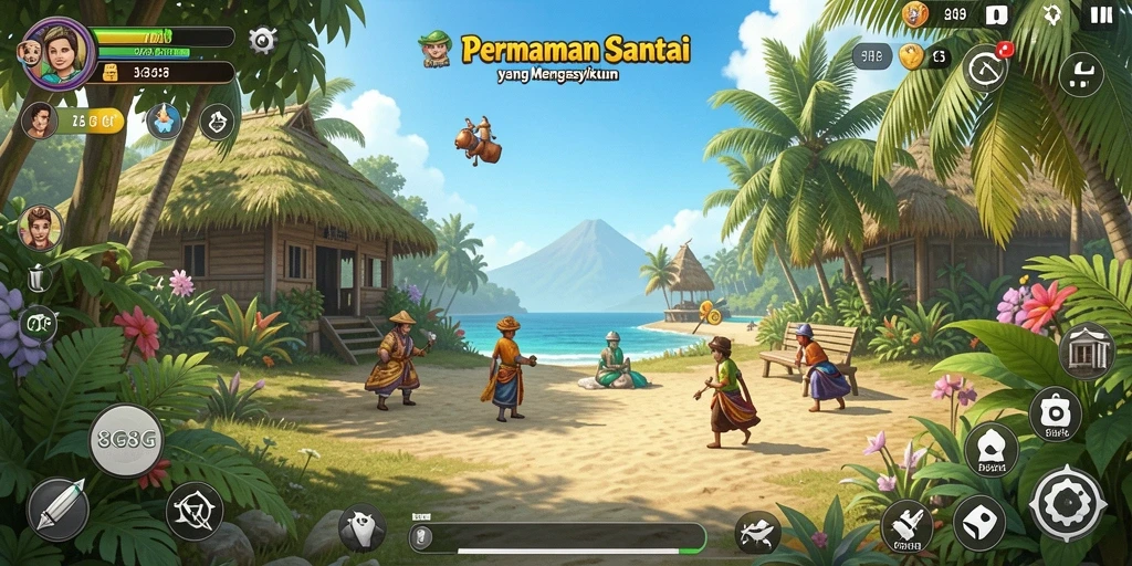 Tampilan gameplay 8G8G yang menarik dan mengasyikkan.