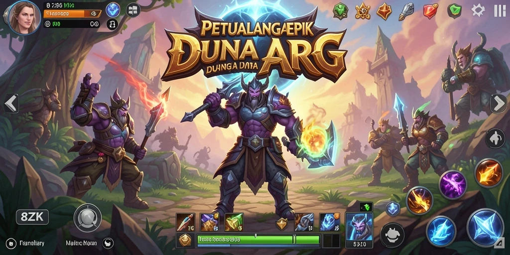 Gameplay ARPG yang seru dan mendebarkan di 8ZK.