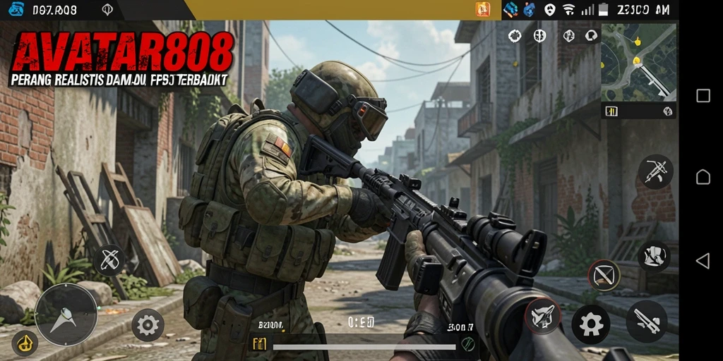 Tangkapan layar gameplay <strong>AVATAR808</strong> menampilkan pertempuran intens dan aksi mendebarkan.