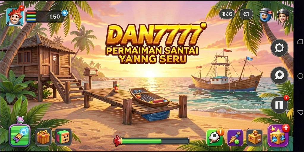 Tampilan gameplay seru dari DAN777 yang menampilkan tantangan menarik.