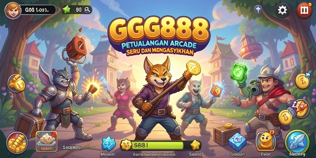 Tampilan gameplay seru dari GGG888 yang menantang.