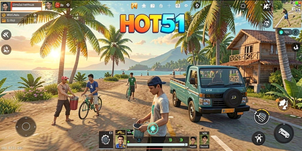 Screenshot utama HOT51 menampilkan pengalaman gameplay Simulation yang menarik.