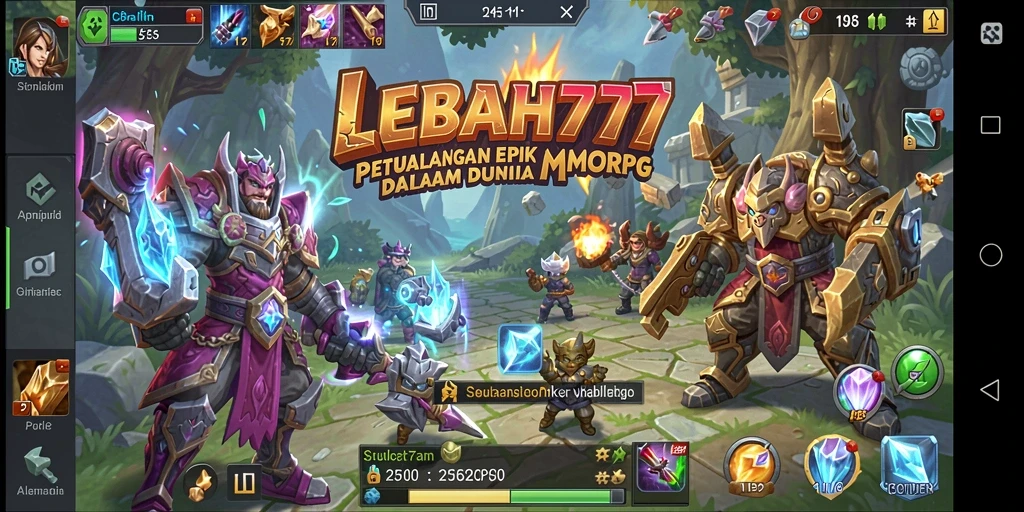 Tangkapan layar gameplay LEBAH777 yang menampilkan aksi pertarungan seru.