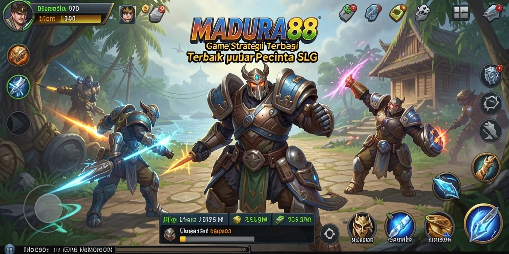 Tampilan gameplay <strong>MADURA88</strong> yang menegangkan dan strategis.