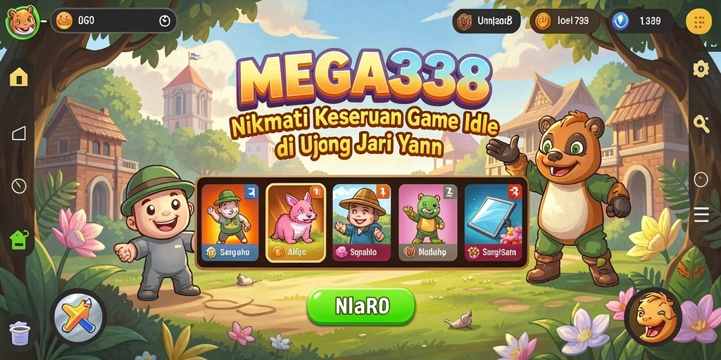 Tampilan gameplay MEGA338 yang sederhana dan menarik.