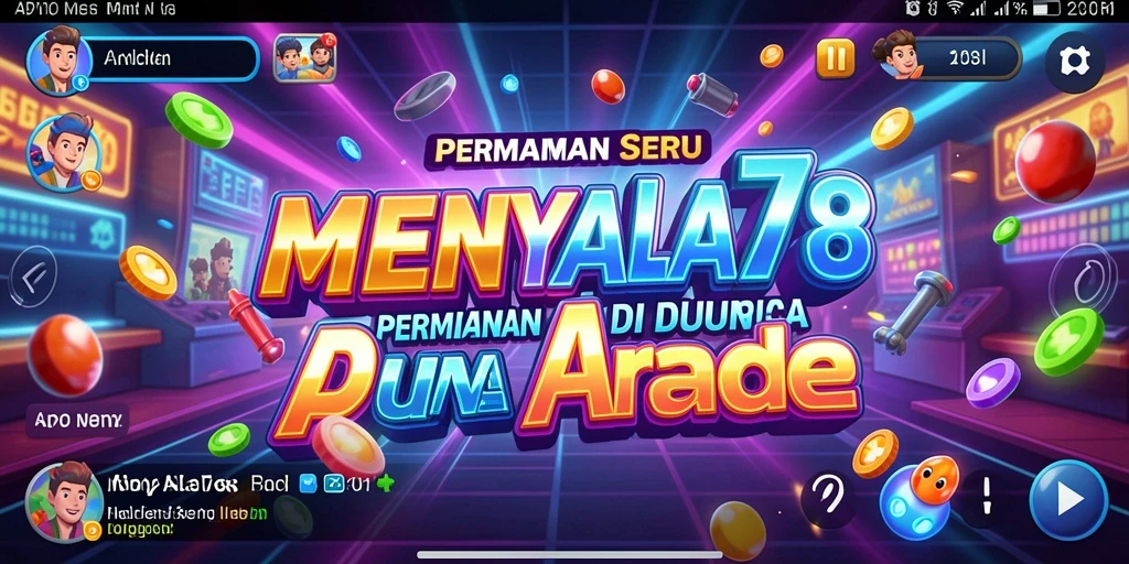 Tampilan menawan dalam game Arcade dengan gameplay yang seru.