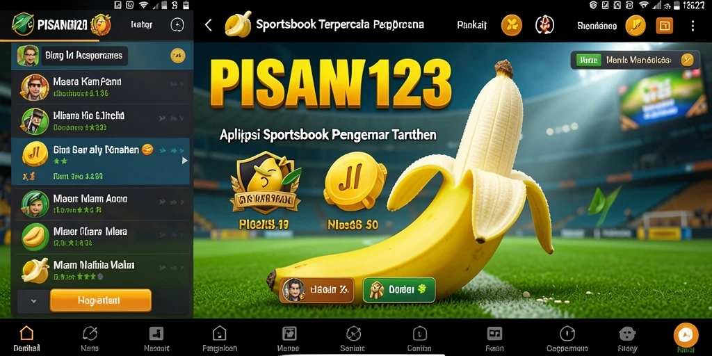 Screenshot PISANG123 menampilkan pengalaman taruhan olahraga yang menarik.