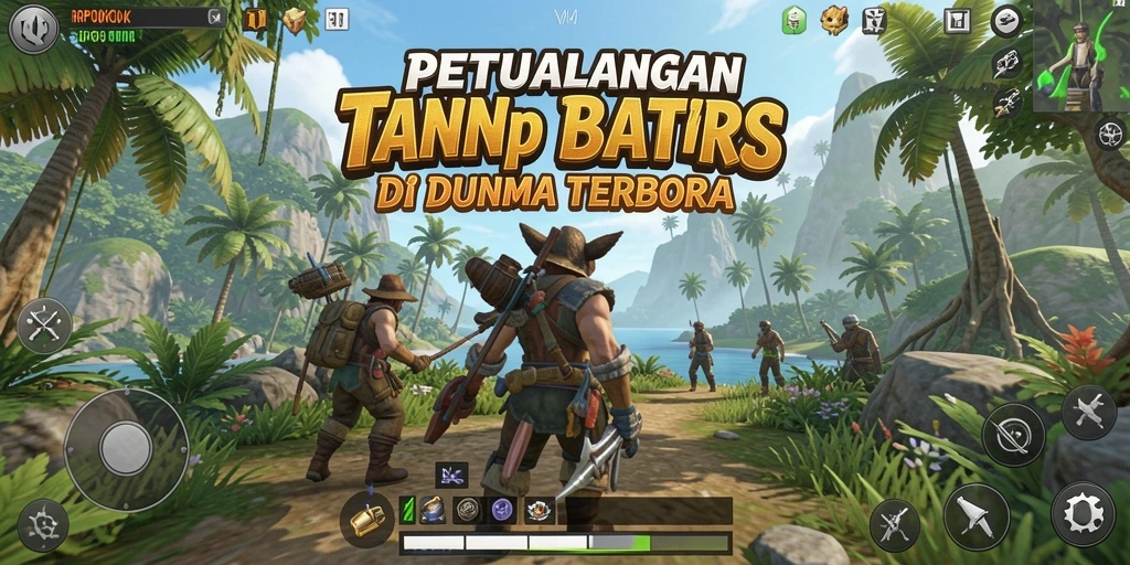 Screenshot RPOK menunjukkan pemain menjelajahi dunia terbuka yang memukau.