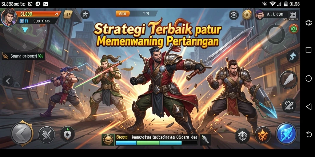 Tampilan gameplay SL888 yang menegangkan saat pertempuran strategi.