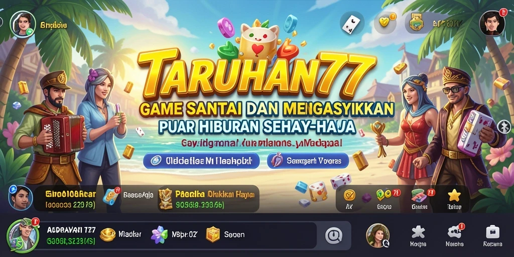 Tampilan menarik dari gameplay TARUHAN77 yang penuh keseruan.