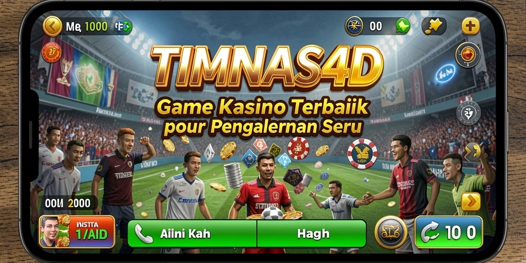 Tangkapan layar gameplay TIMNAS4D menampilkan aksi seru permainan Kasino.