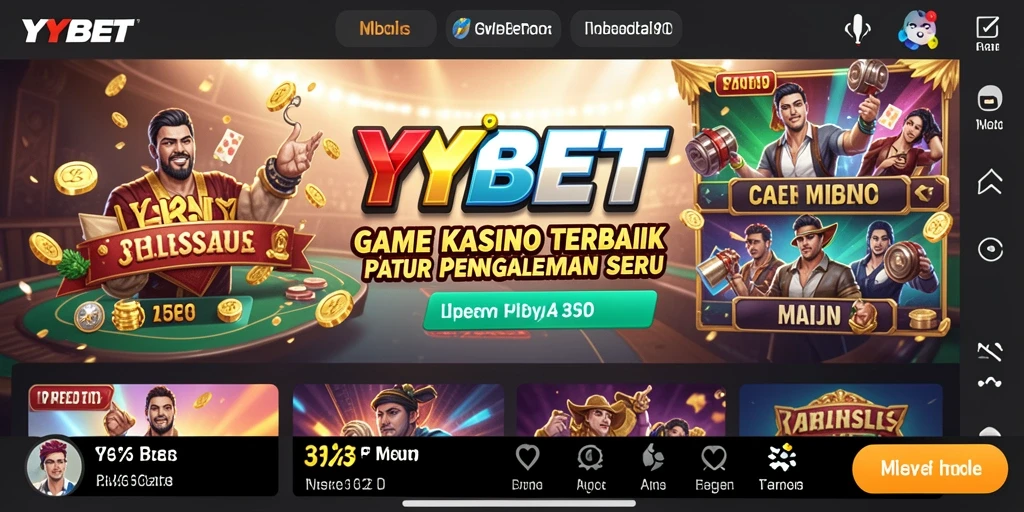 Screenshot gameplay YYBET menampilkan suasana Kasino yang dinamis dan menarik.